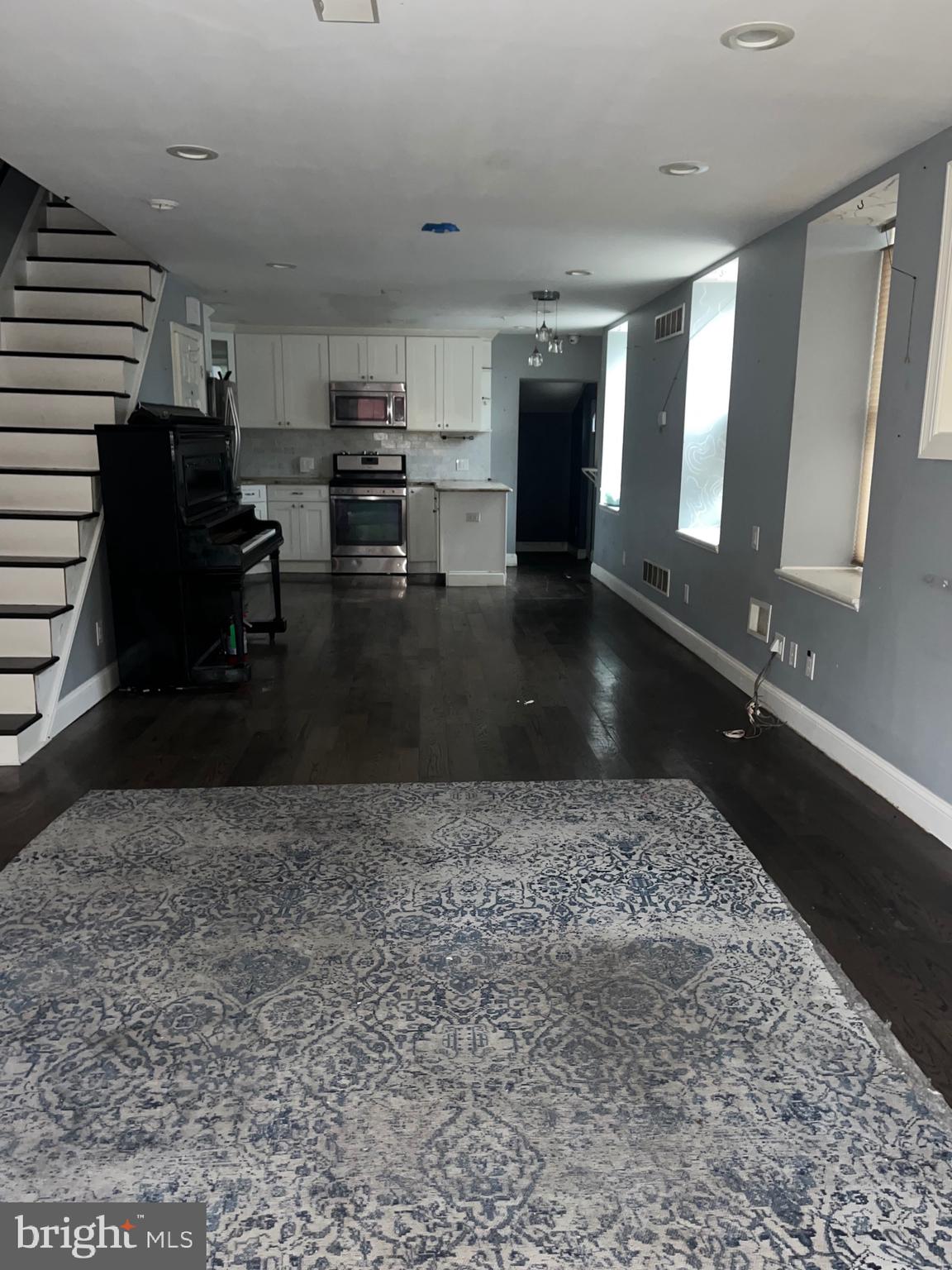 a view of a living room