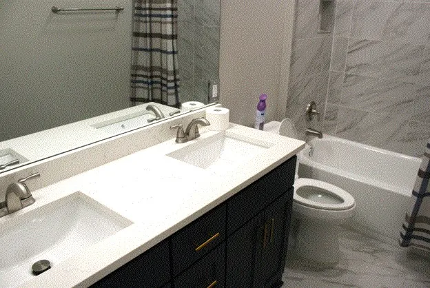 a view of a white room