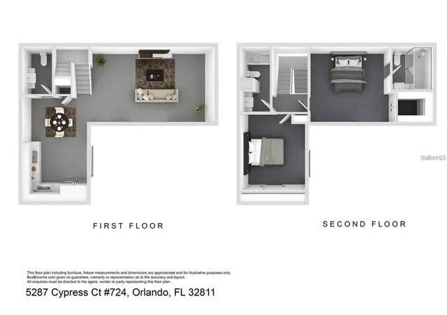 $2,400 | 5287 Cypress Court, Unit 724, Orlando, FL 32811