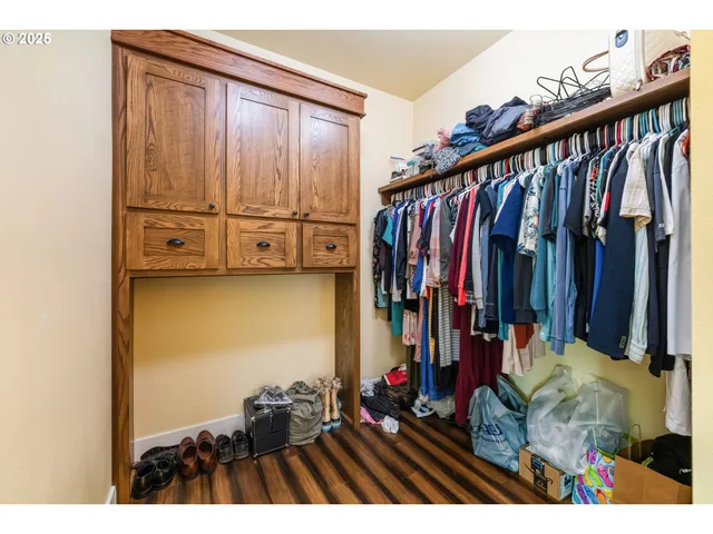 a view of a living room and bathroom