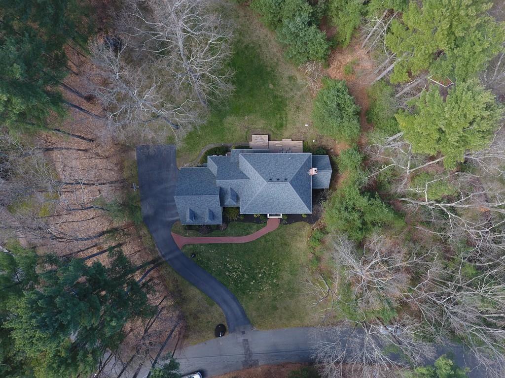 92 Maynard Farm Road Sudbury, MA 01776 - Photo 41 of 41 an aerial view of a house with a yard