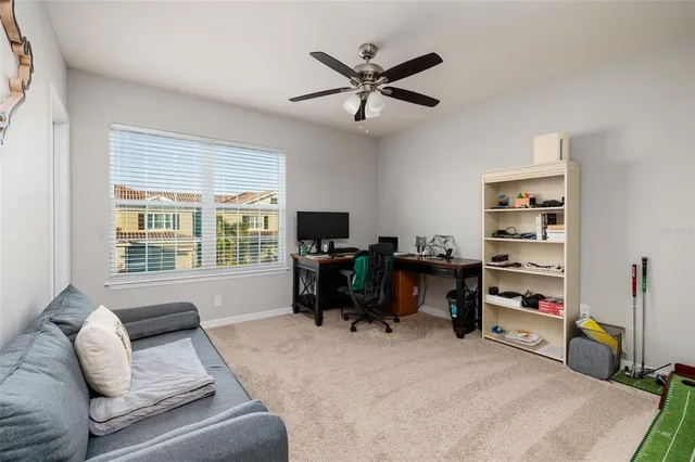 a view of a storage room with utility room