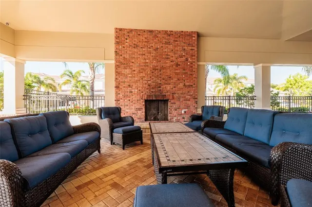 an aerial view of houses with yard