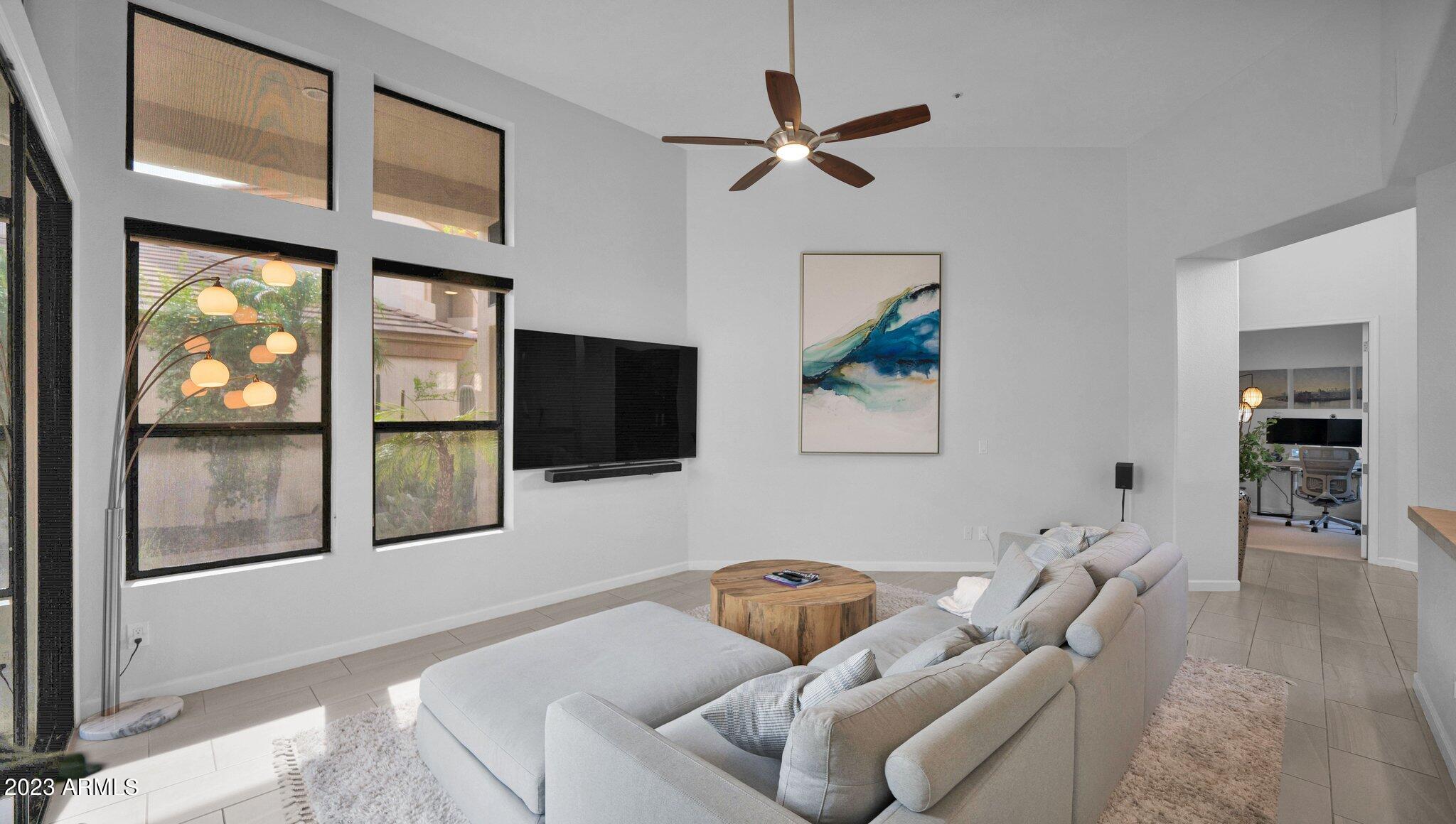 7705 East Doubletree Ranch Road, Unit 33 Scottsdale, AZ 85258 - Photo 10 of 59 BRIGHT LIVING ROOM