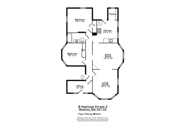 $2,975 | 8 Hastings Street, Unit 2, Boston, MA 02132