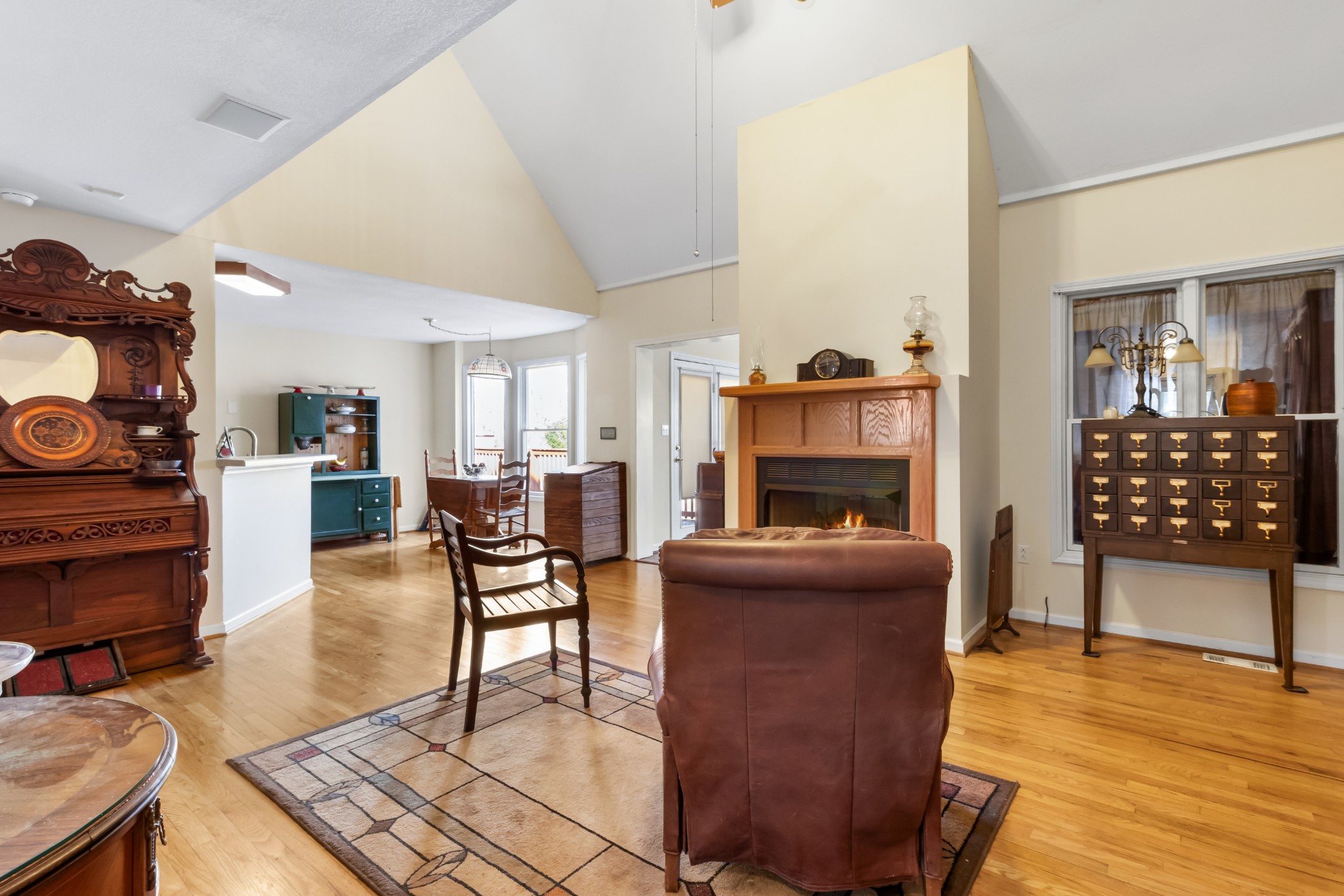 3710 Marthas Chapel Road Cunningham, TN 37052 - Photo 13 of 50 a living room with furniture and a wooden floor