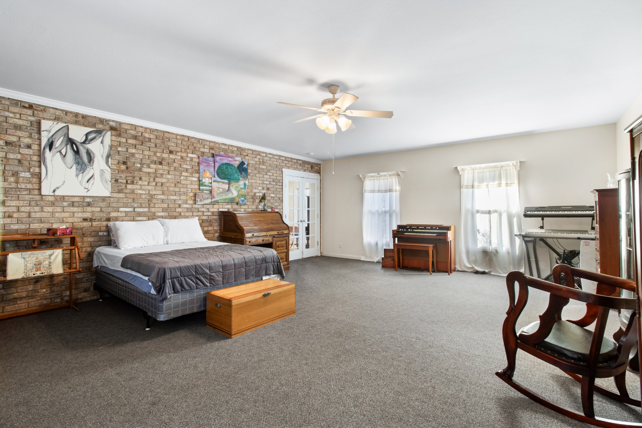 3710 Marthas Chapel Road Cunningham, TN 37052 - Photo 25 of 50 a spacious bedroom with a bed and furniture