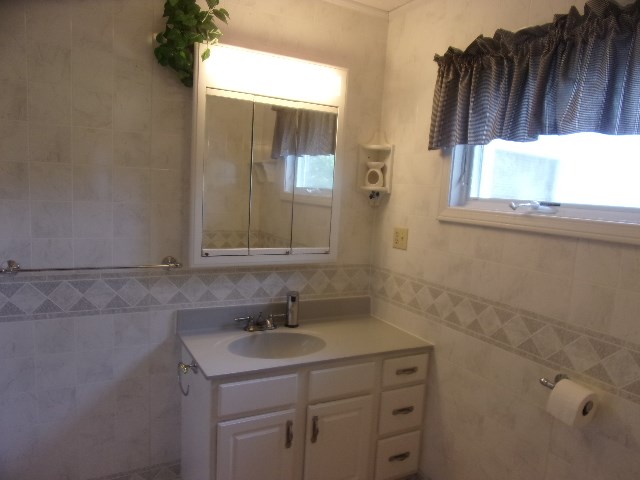 334 Madison Street Sligo, PA 16255 - Photo 15 of 24 a bathroom with a sink and a mirror
