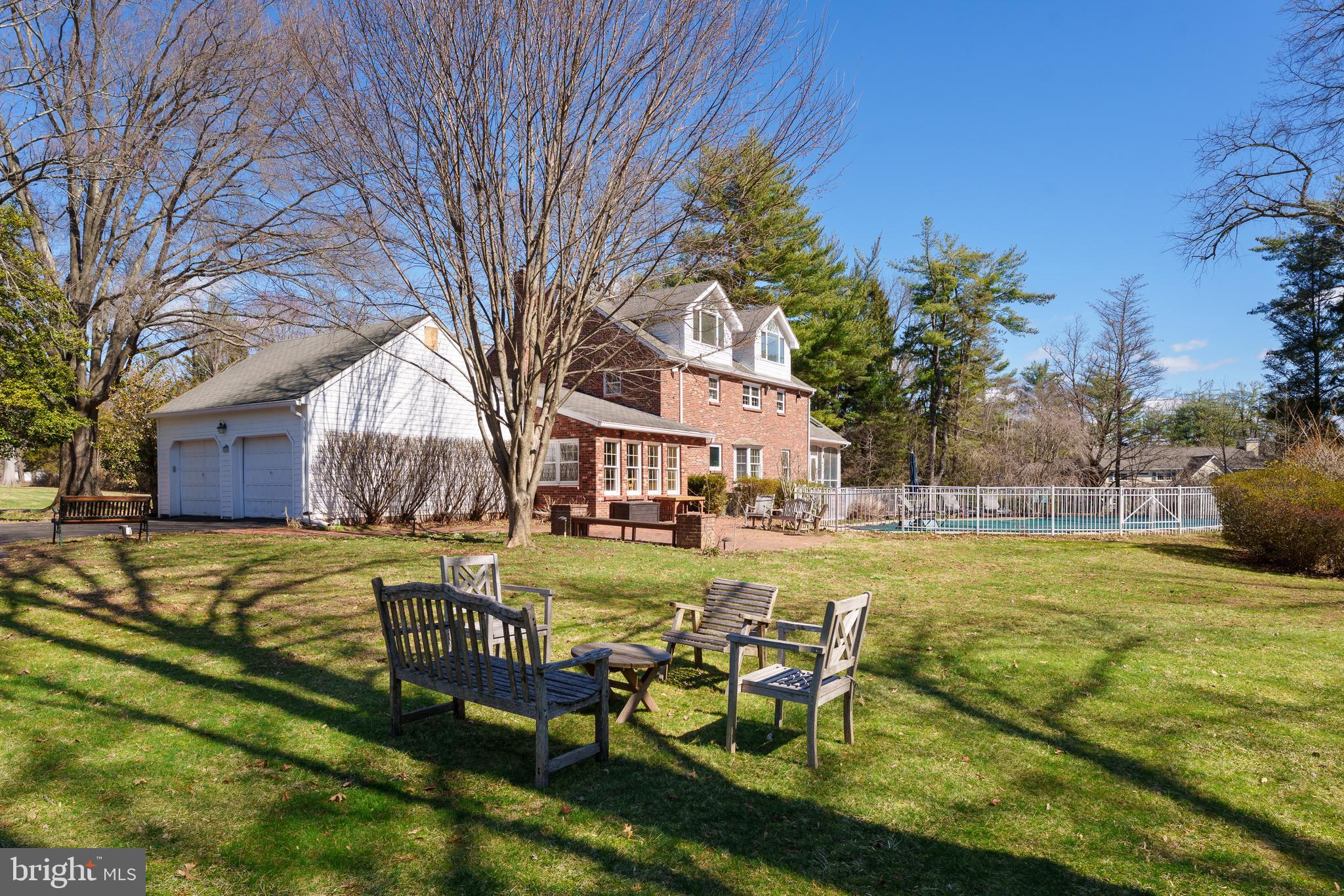 28 Talbot Lane Princeton, NJ 08540 - Photo 40 of 55 a swimming pool with outdoor seating and yard