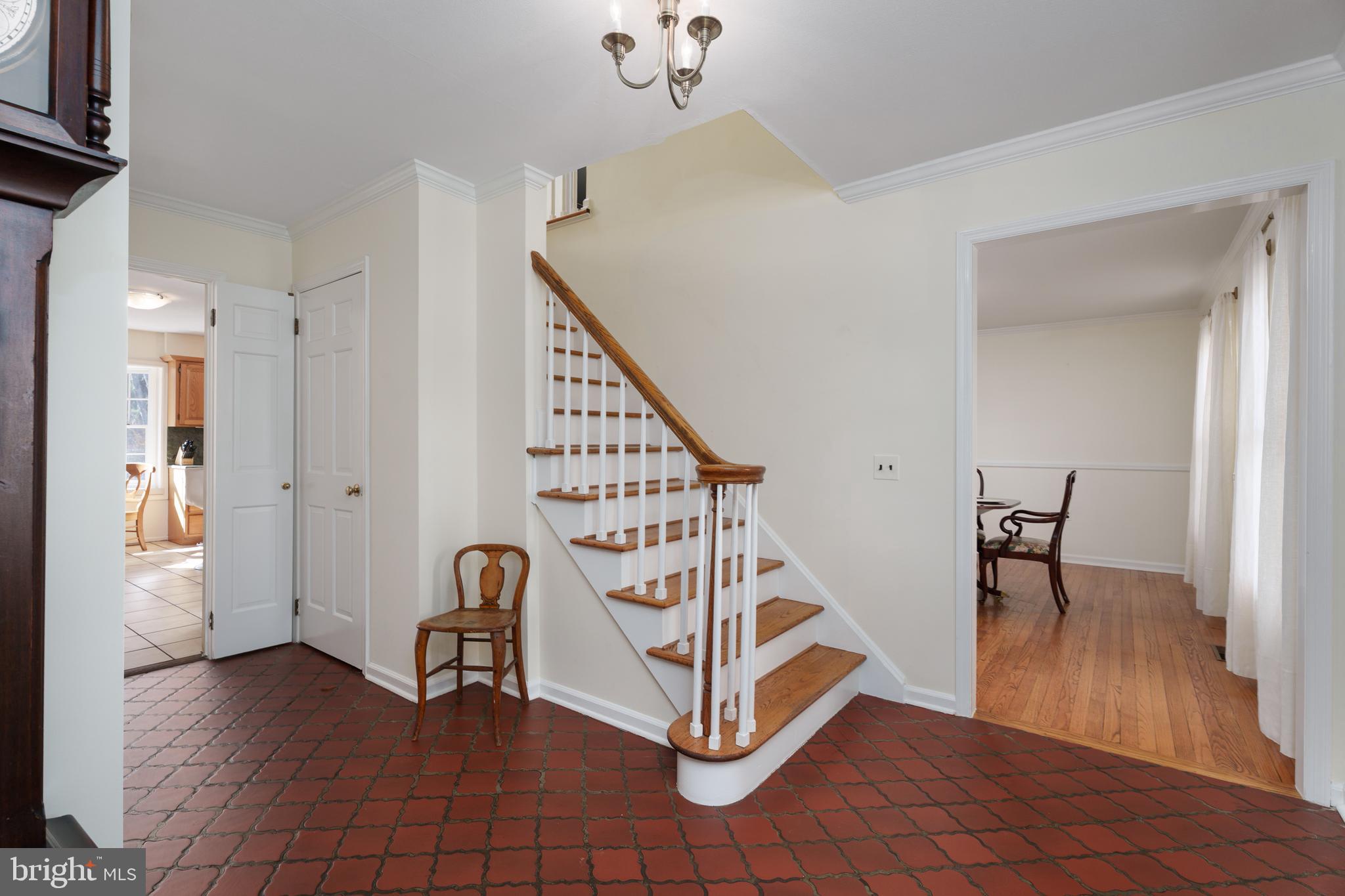 28 Talbot Lane Princeton, NJ 08540 - Photo 4 of 55 a view of a hallway with wooden floor and staircase