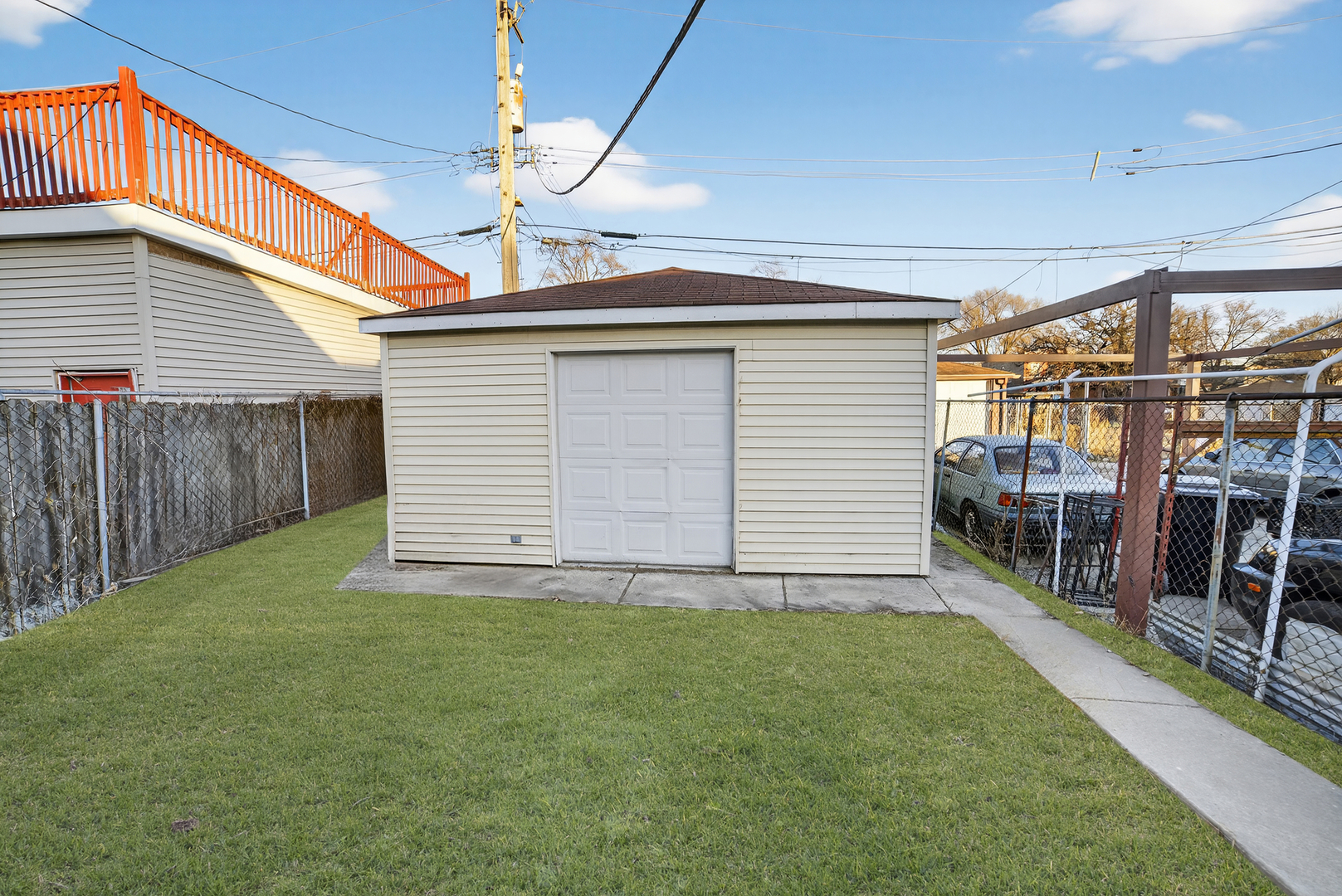 525 North Springfield Avenue Chicago, IL 60624 - Photo 24 of 24 a view of a backyard with a small cabin