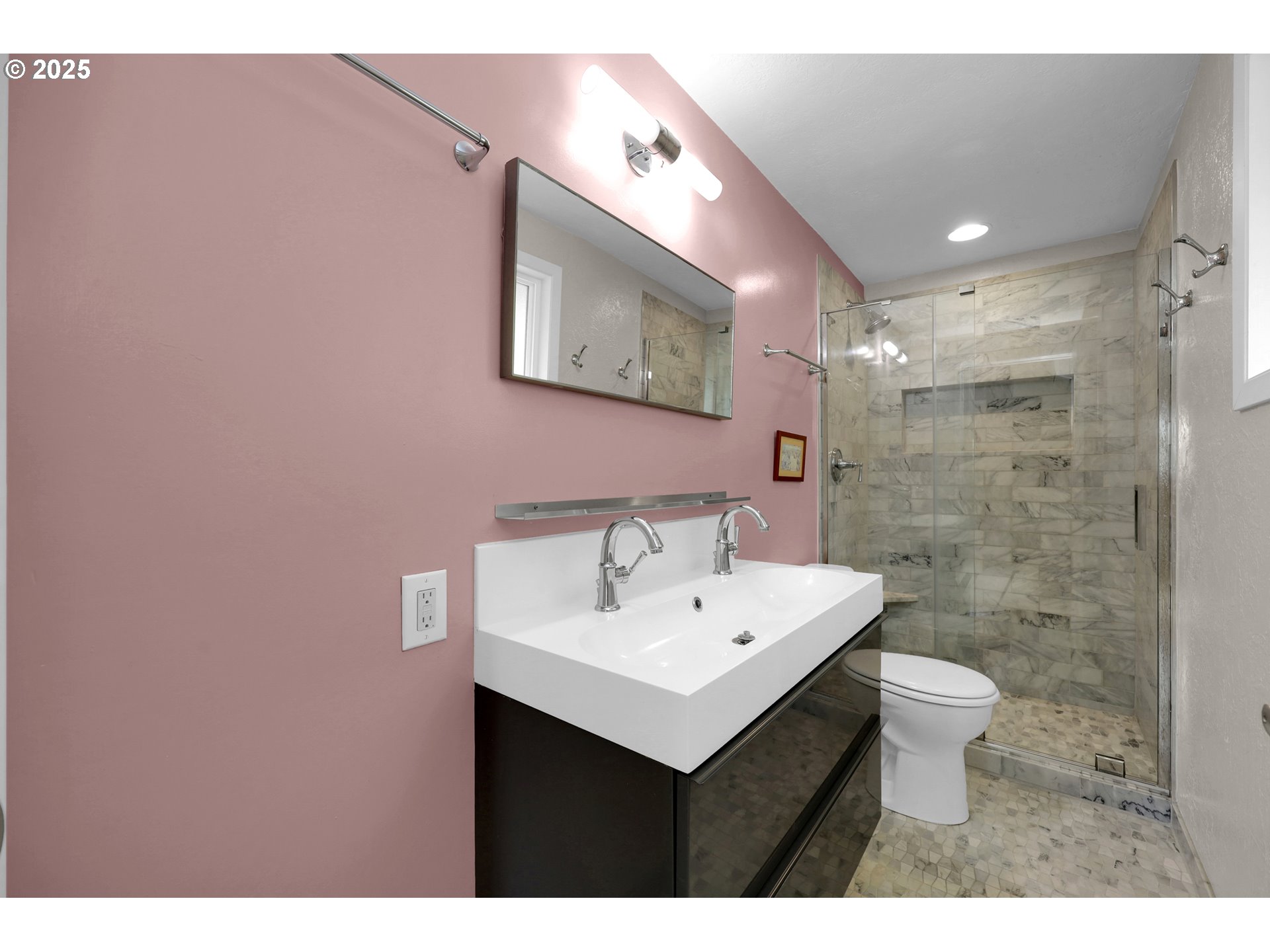 3765 Potter Street Eugene, OR 97405 - Photo 25 of 48 a bathroom with a sink mirror and toilet