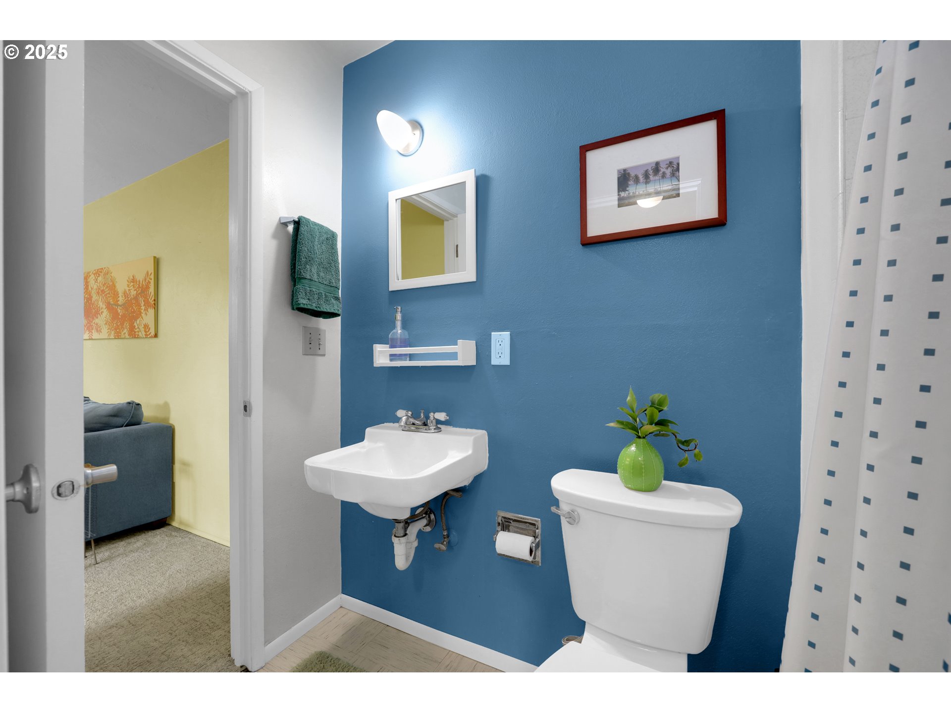 3765 Potter Street Eugene, OR 97405 - Photo 31 of 48 a bathroom with a sink a toilet and mirror