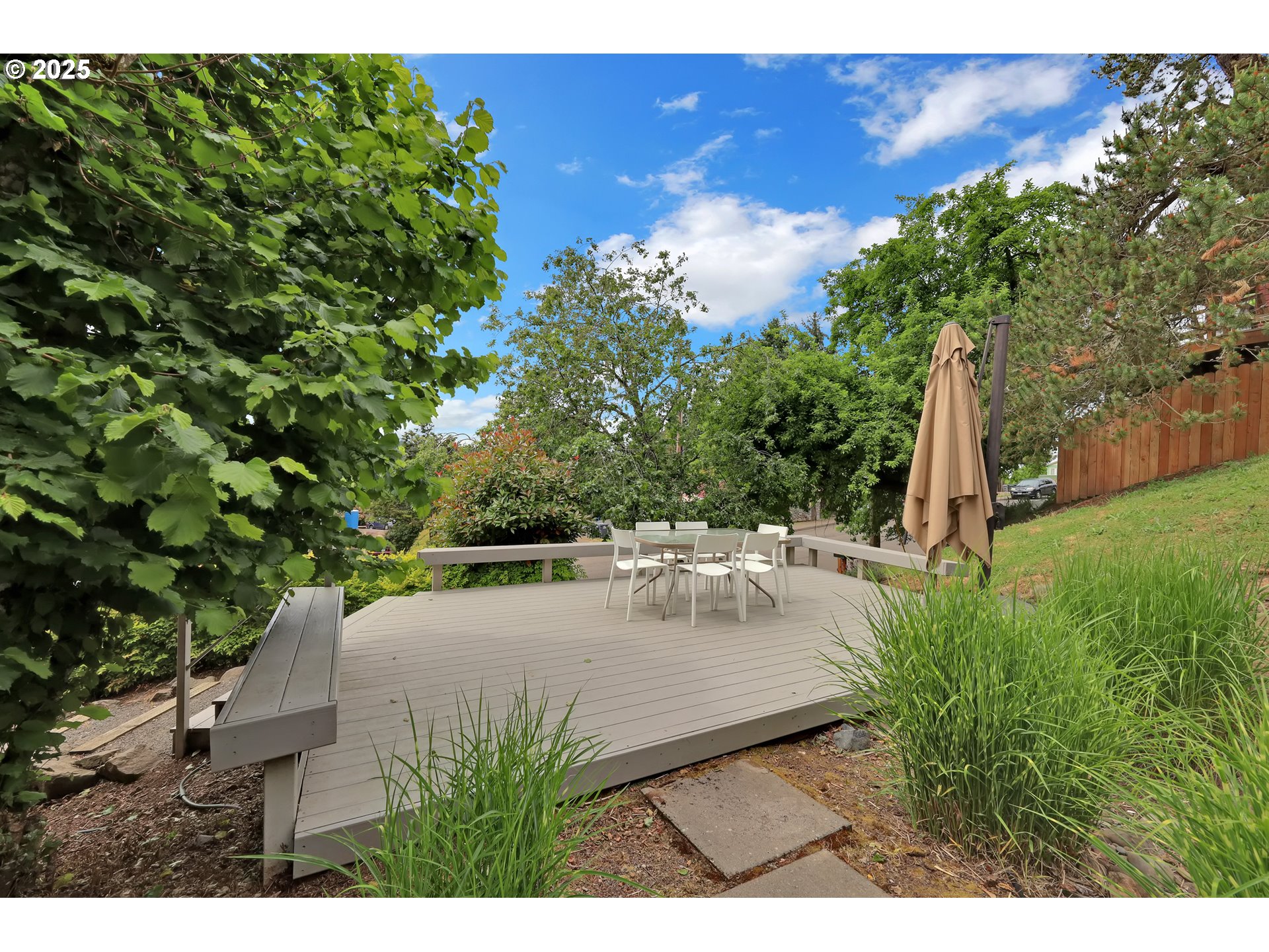 3765 Potter Street Eugene, OR 97405 - Photo 42 of 48 a view of a backyard with sitting area