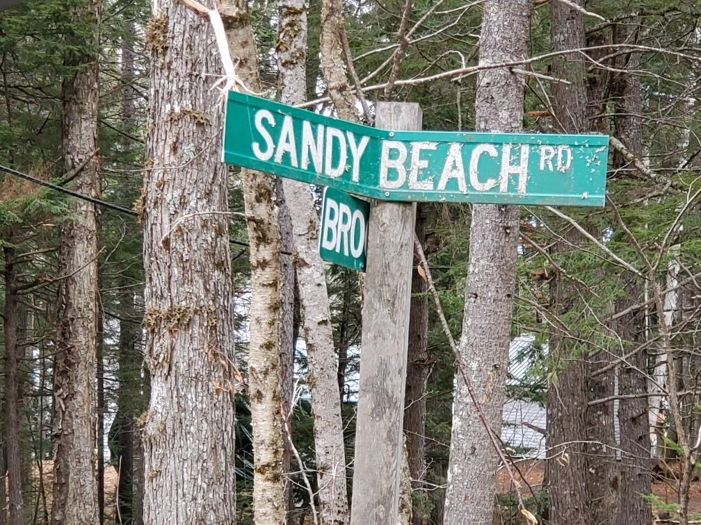 0 Sandy Beach Road Danforth, ME 04424 - Photo 24 of 27 road signage