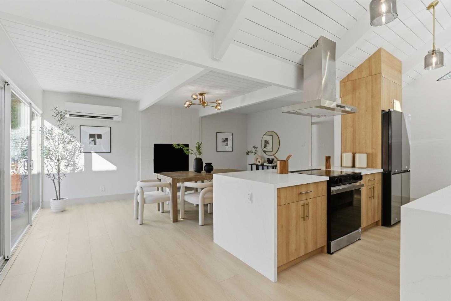 2212 Juniperberry Drive San Rafael, CA 94903 - Photo 11 of 81 a living room with furniture a flat screen tv and a refrigerator