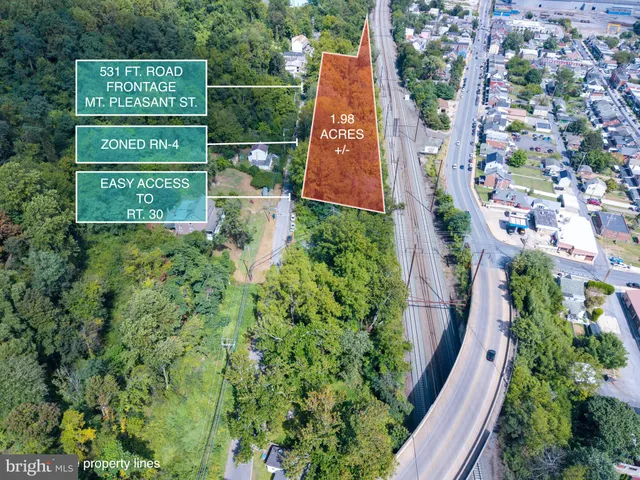 $99,900 | 0 Mt Pleasant Street, Coatesville, PA 19320