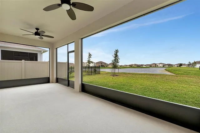 a view of an ocean from a balcony