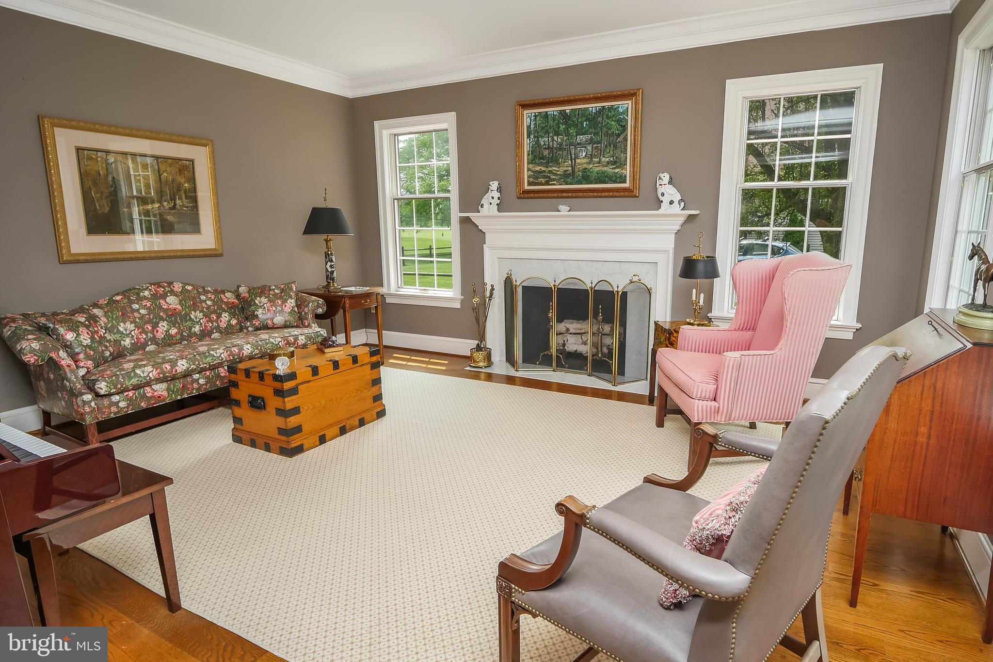 234 Pine Valley Road Dover, DE 19904 - Photo 8 of 48 a living room with furniture and a fireplace