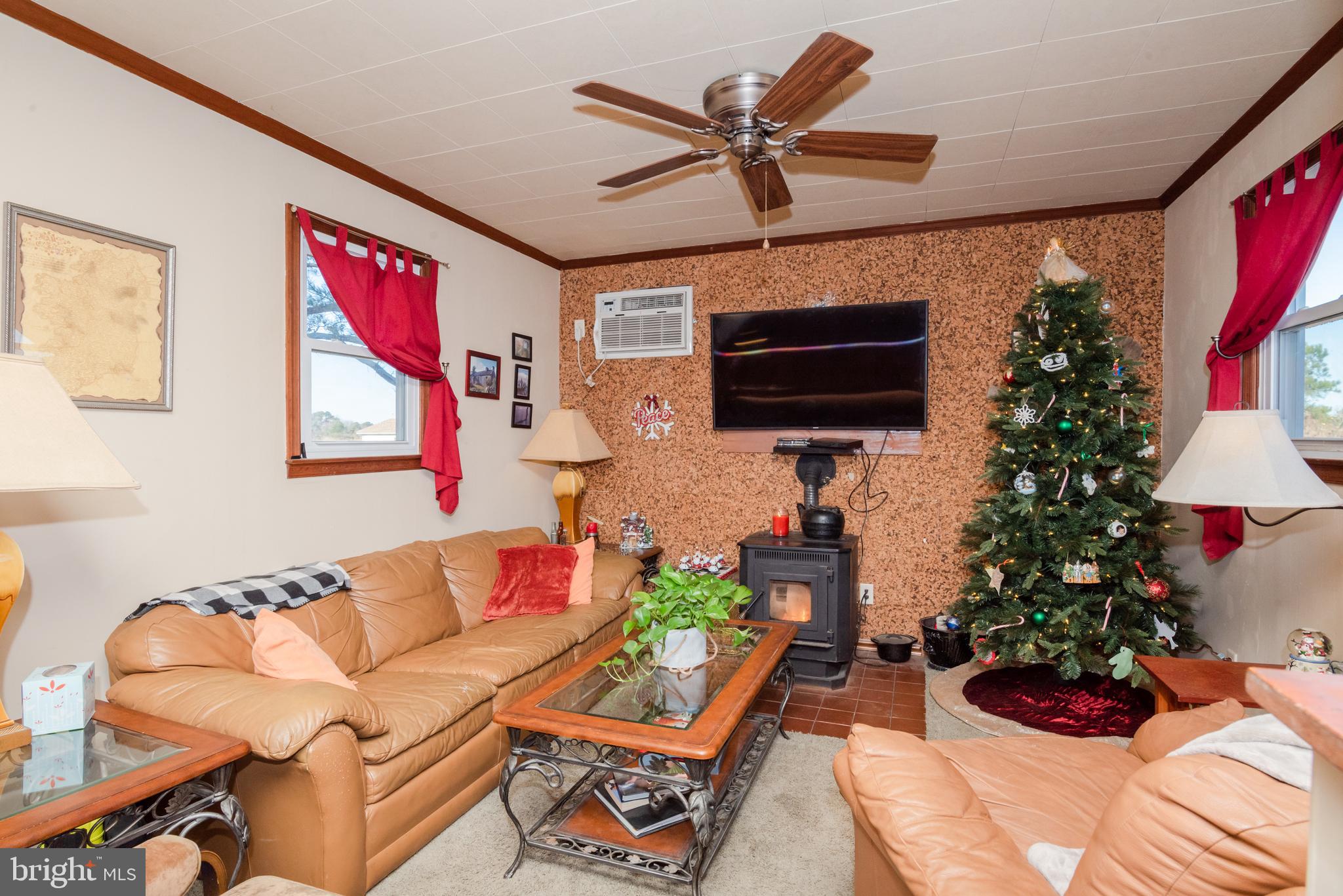 9338 Deal Island Road Deal Island, MD 21821 - Photo 25 of 58 Family room with pellet stove