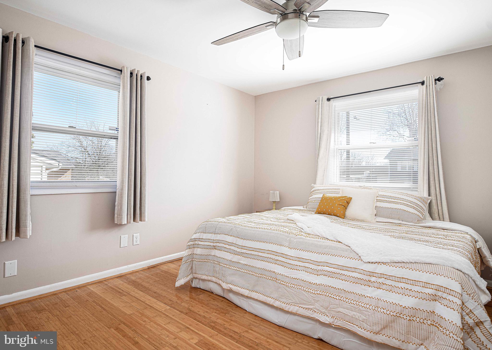 807 Ferguson Road Joppa, MD 21085 - Photo 28 of 44 Hardwood floors and ceiling fan