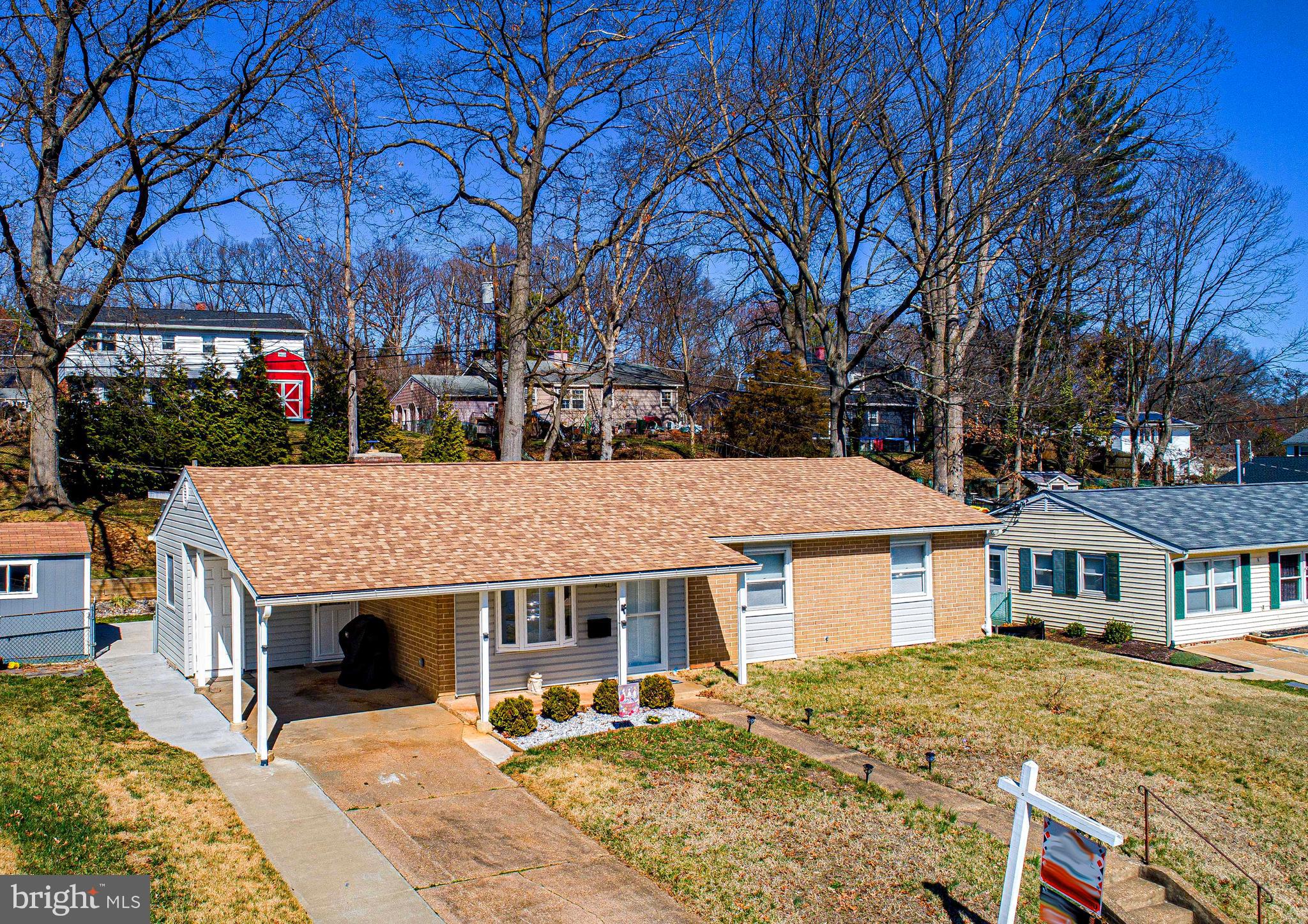 807 Ferguson Road Joppa, MD 21085 - Photo 40 of 44 Drone view of home