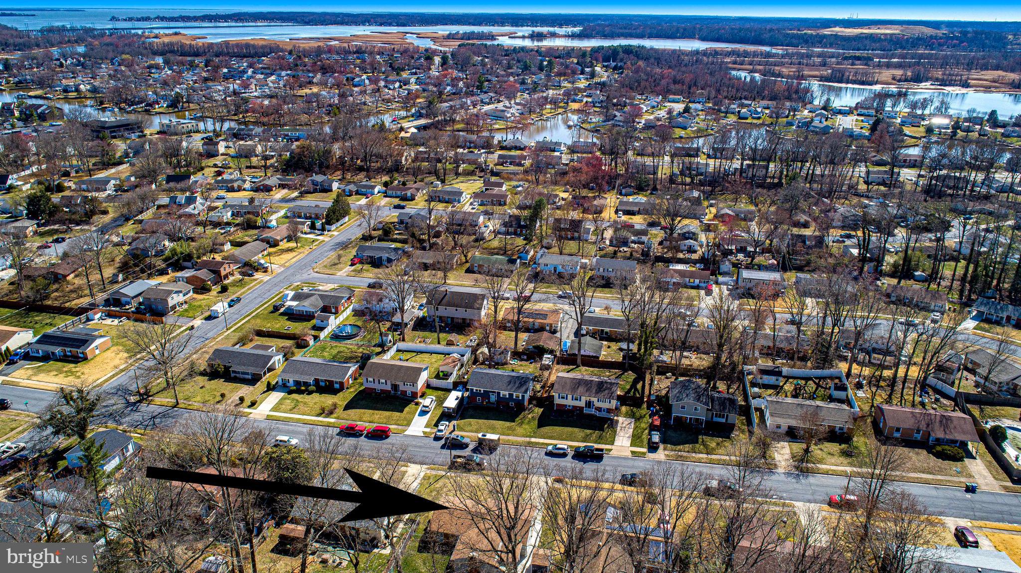 807 Ferguson Road Joppa, MD 21085 - Photo 44 of 44 Aerial vantage point of neighborhood & water views