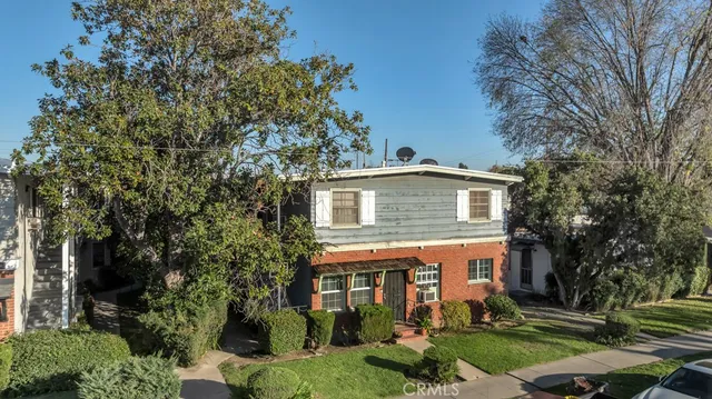 a view of city and mountain