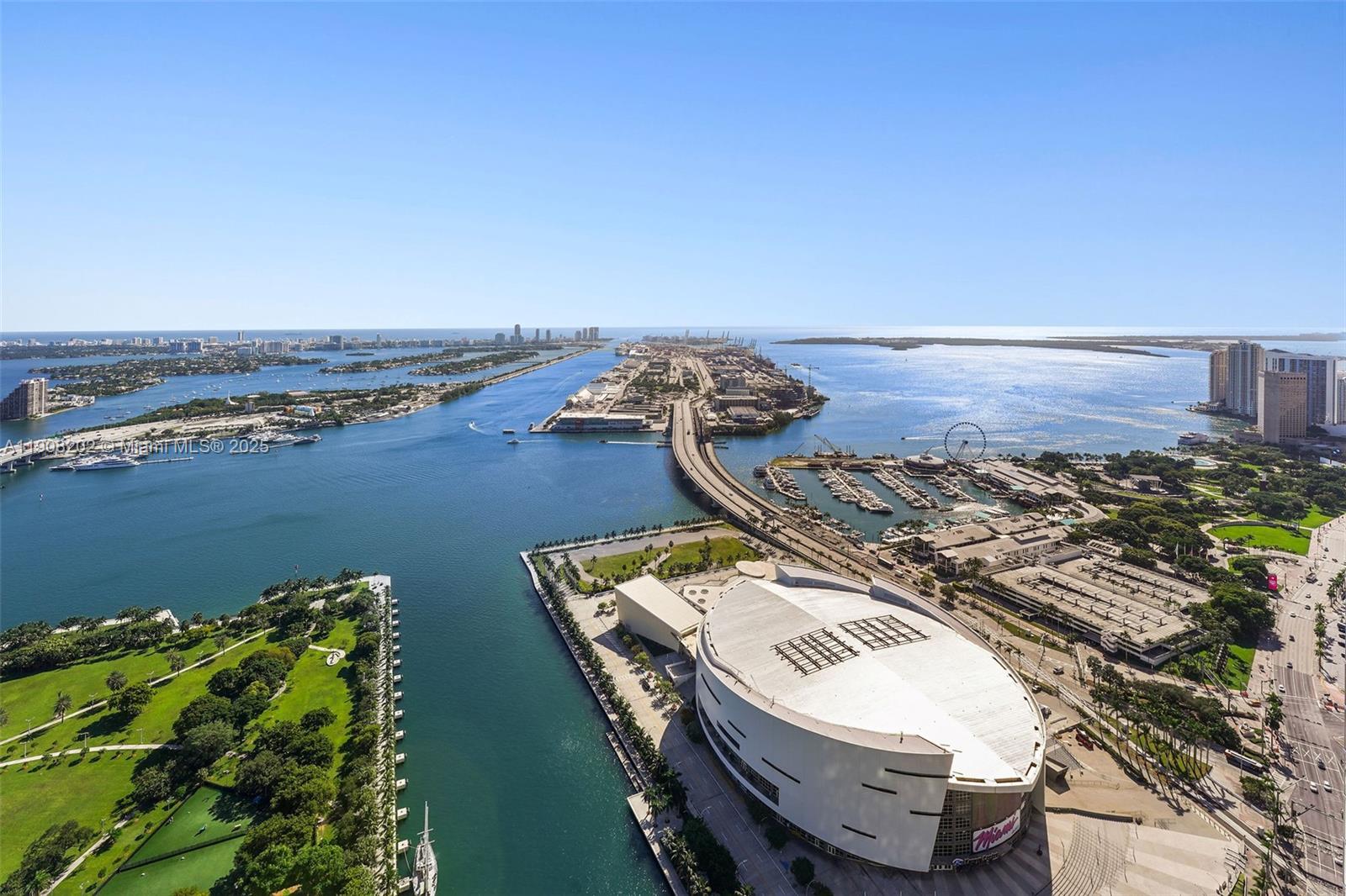 900 Biscayne Boulevard, Unit PH6201 Miami, FL 33132 - Photo 17 of 73 an aerial view of a residential houses with outdoor space and ocean view