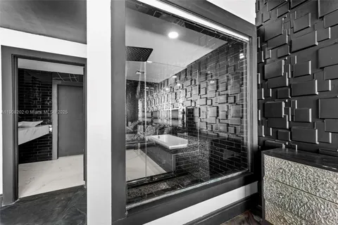 a view of balcony with city view