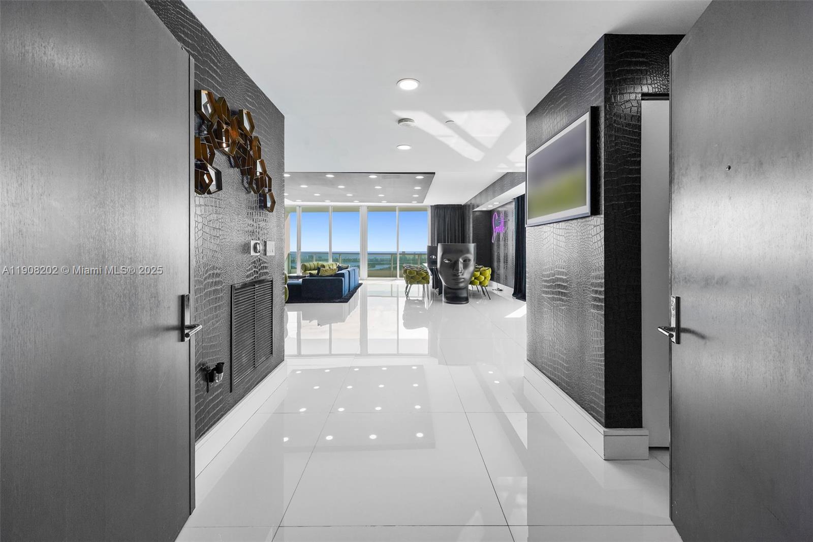 900 Biscayne Boulevard, Unit PH6201 Miami, FL 33132 - Photo 3 of 73 a kitchen with stainless steel appliances a refrigerator and a sink