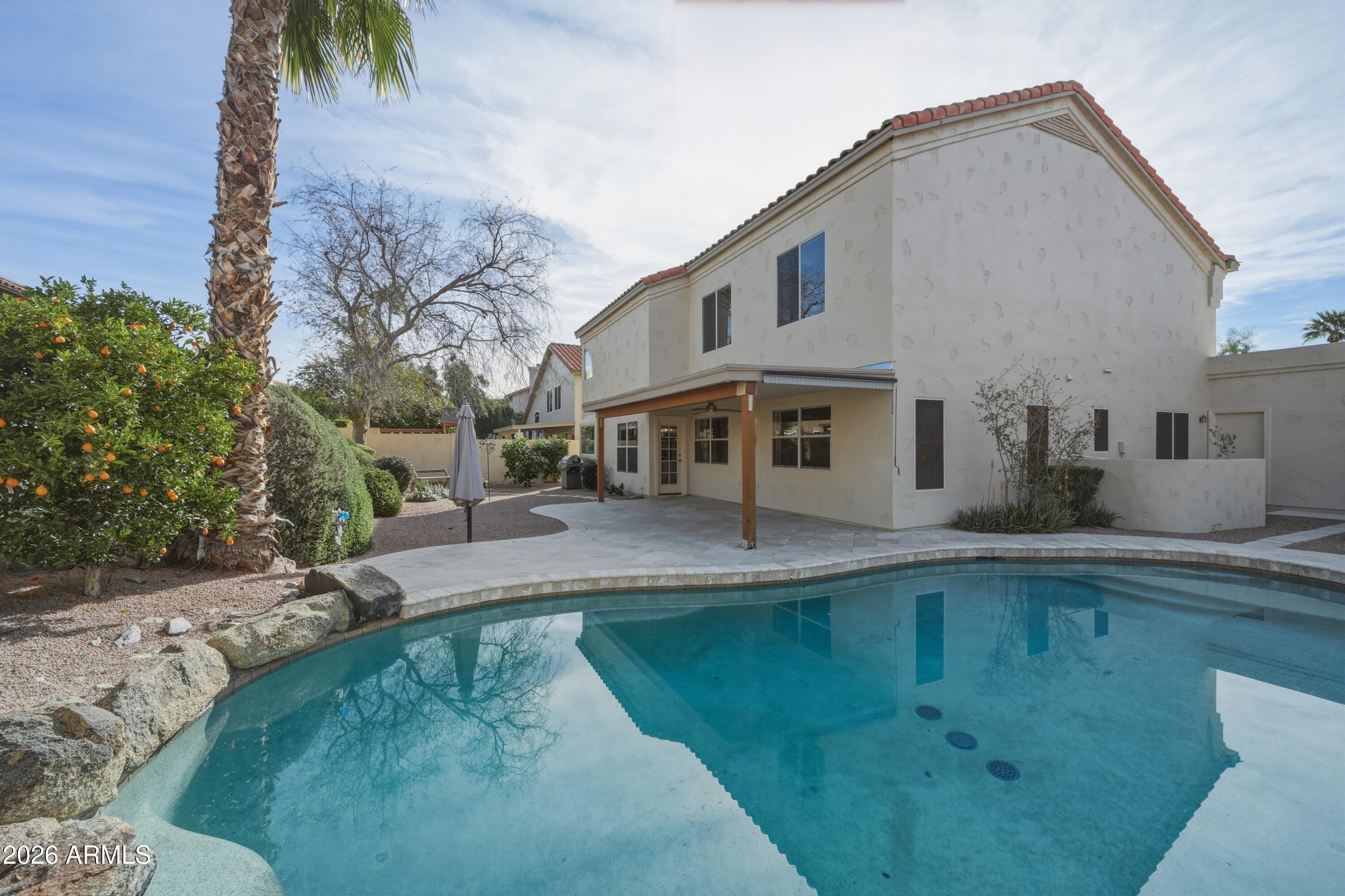 9502 East Presidio Road Scottsdale, AZ 85260 - Photo 6 of 39 swimming pool view with a outdoor seating