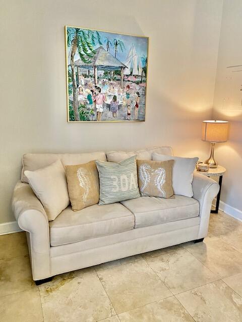 10343 East County Highway 30A, Unit B193 Inlet Beach, FL 32413 - Photo 9 of 22 a living room with furniture and painting on the wall