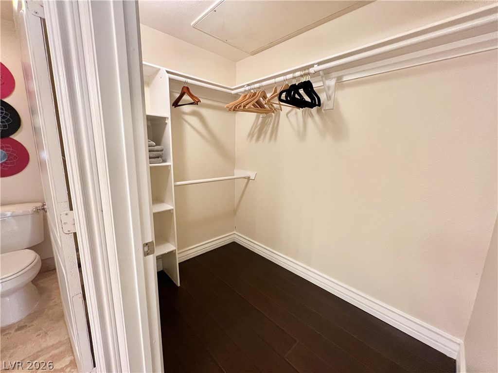 270 East Flamingo Road, Unit 313 Las Vegas, NV 89169 - Photo 12 of 27 Ample hanging space and shelving offer exceptional organization within this well-appointed closet.