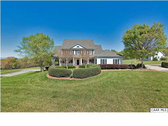3434 Fosters Branch Road Charlottesville, VA 22911 - Photo 1 of 15 The driveway meanders through the land to the front of the home.