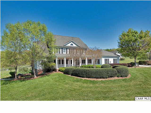 3434 Fosters Branch Road Charlottesville, VA 22911 - Photo 2 of 15 The home is nestled on a knoll to take full advantage of the spectacular Blue Ridge Mountain vista.