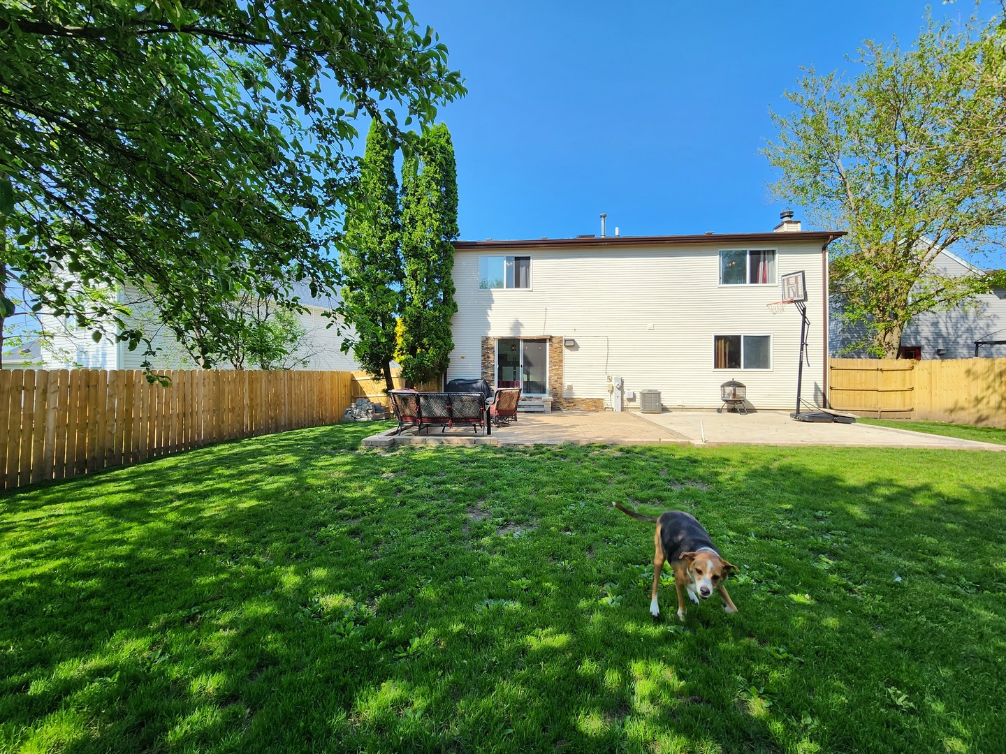 696 Dover Drive Elgin, IL 60120 - Photo 30 of 32 a view of a house with backyard and a tree