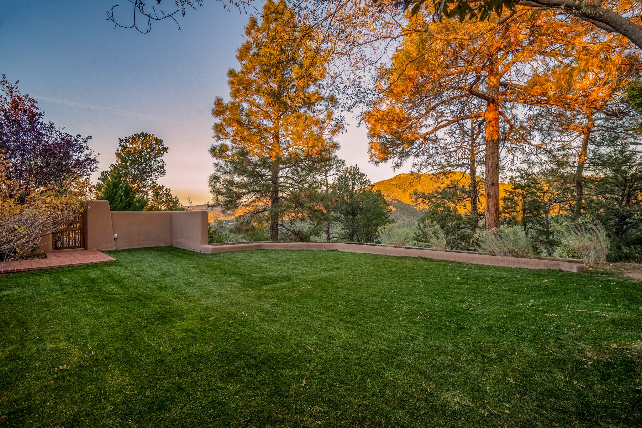243 Double Arrow Road Santa Fe, NM 87505 - Photo 33 of 43 Backyard off Primary Bedroom