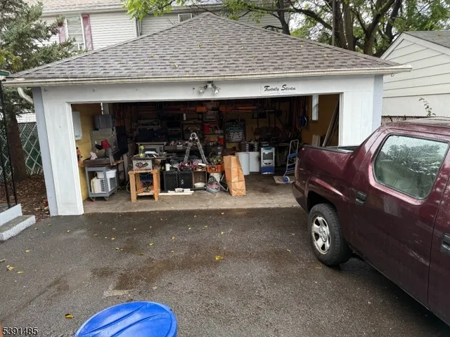 a car parked in front of house