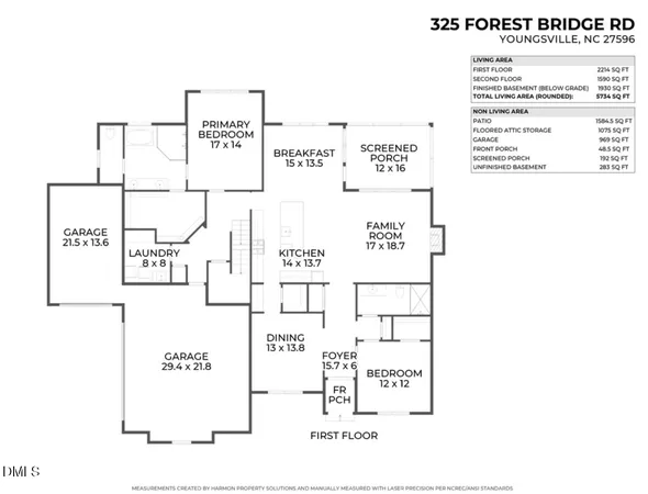 $1,300,000 | 325 Forest Bridge Road, Youngsville, NC 27596