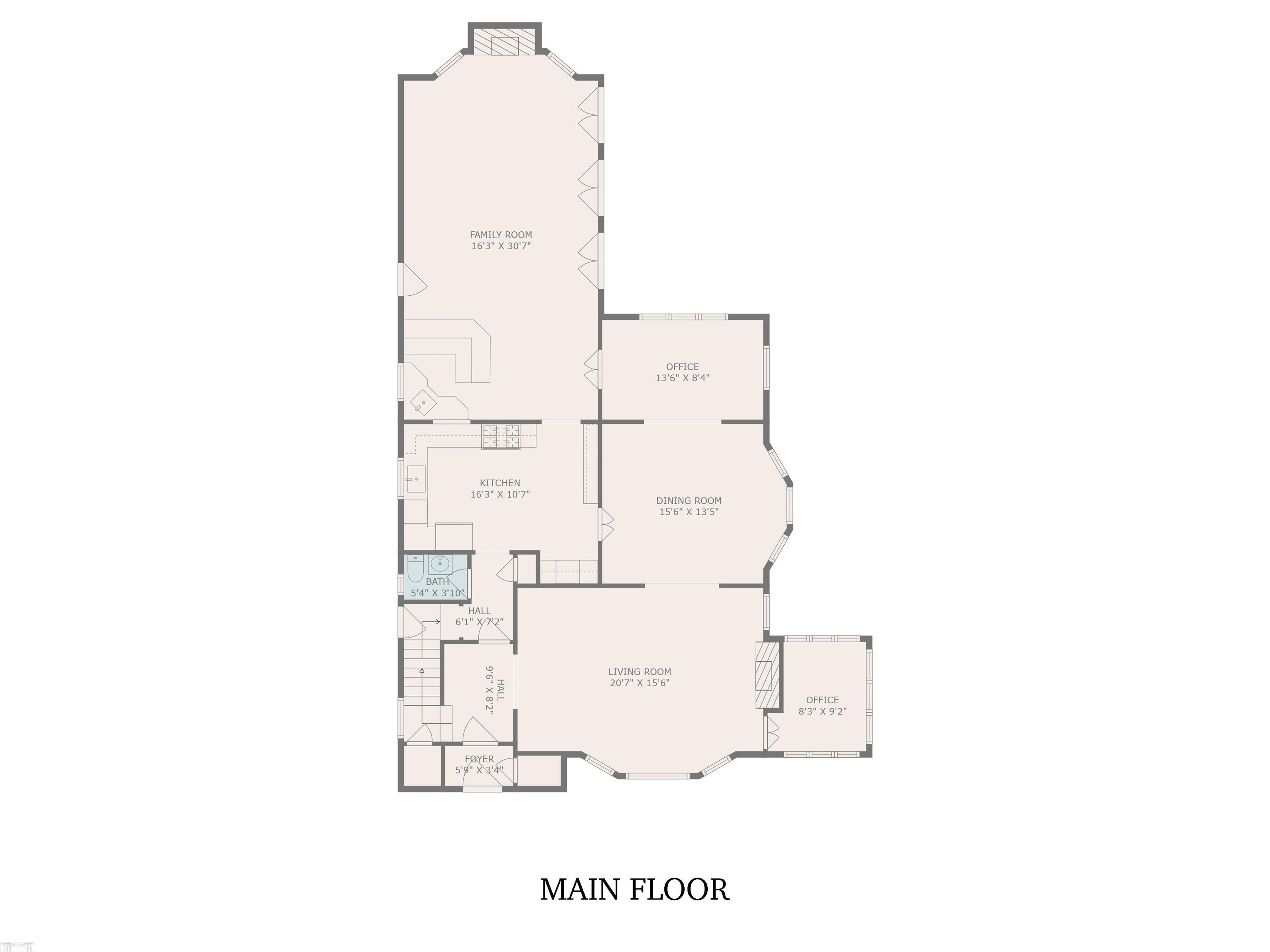 1104 Yorkshire Road Grosse Pointe, MI 48230 - Photo 69 of 69 Floor Plan- 1st