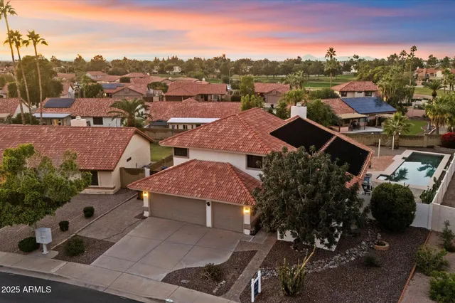 a view of a city with lots of residential buildings