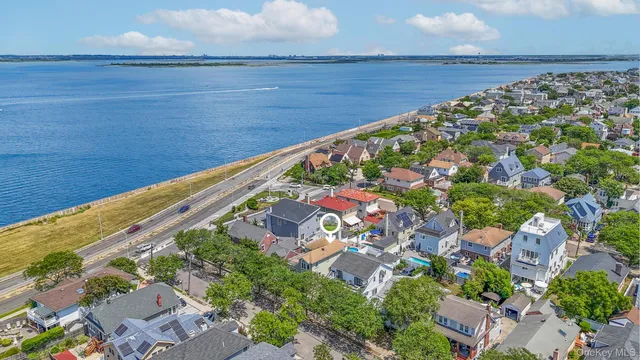 a view of balcony with wooden floor