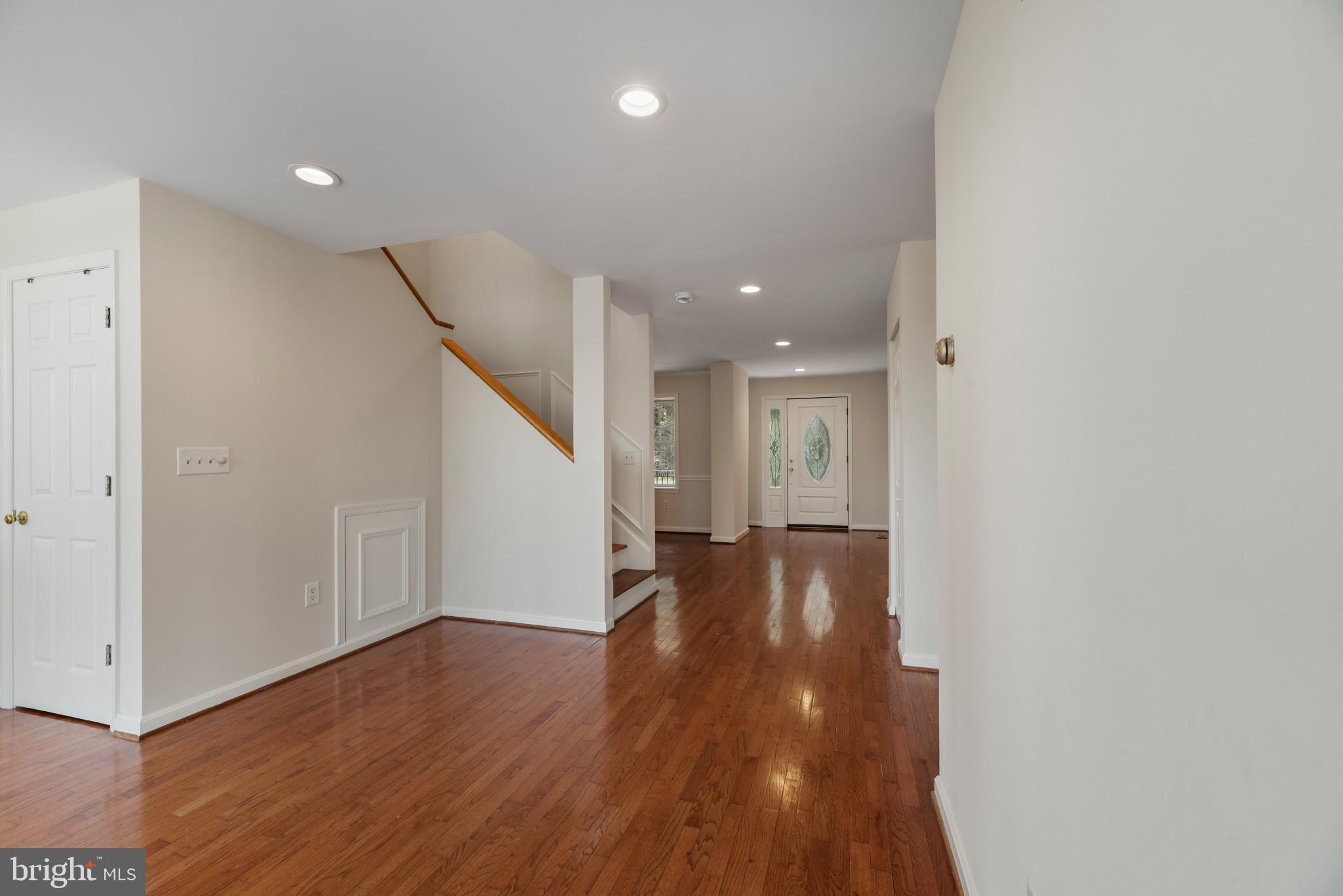 5929 Deale Beach Road Deale, MD 20751 - Photo 19 of 58 Hallway featuring recessed lighting and dark wood