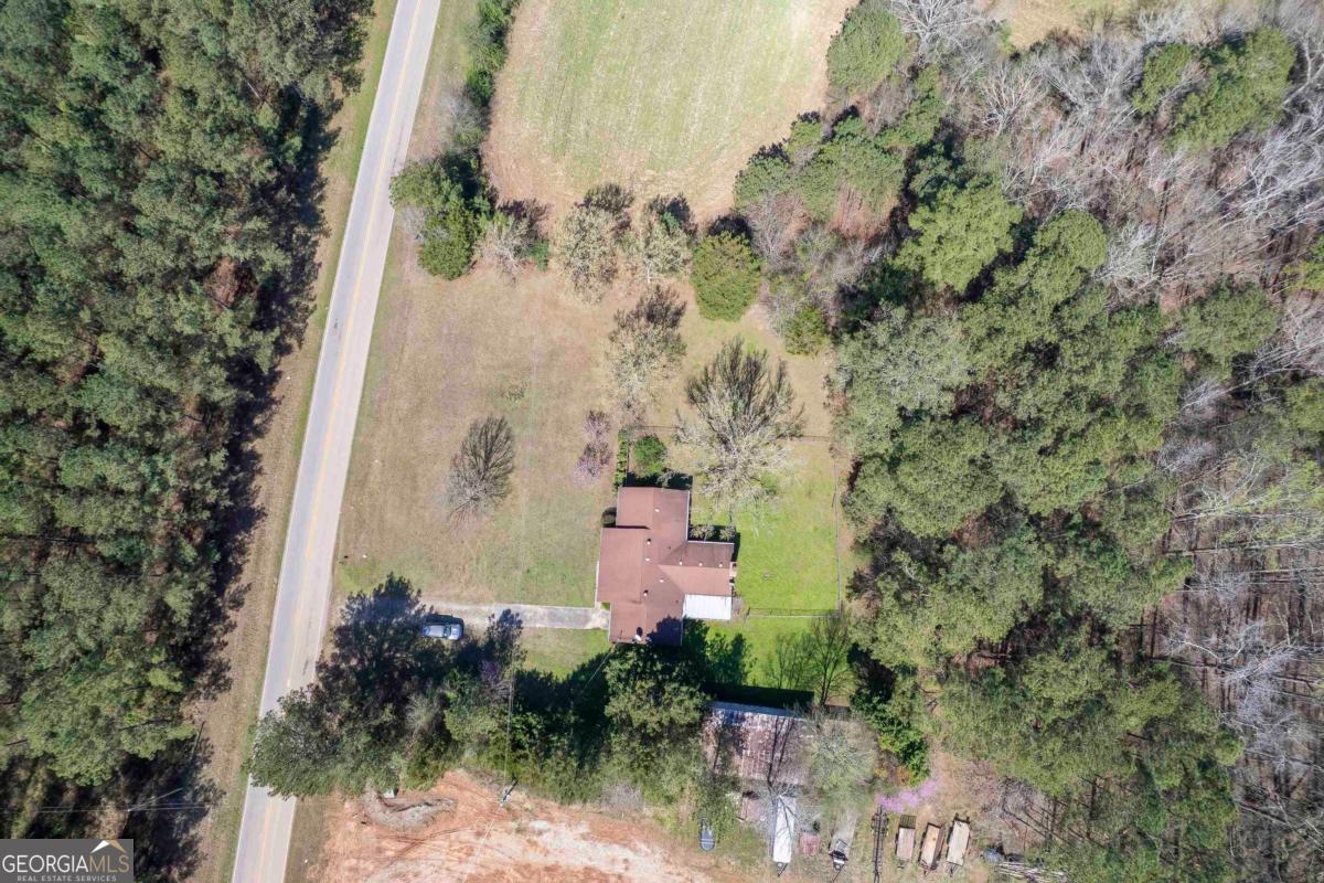 3021 Penfield Road Greensboro, GA 30642 - Photo 40 of 50 an aerial view of residential house with outdoor space