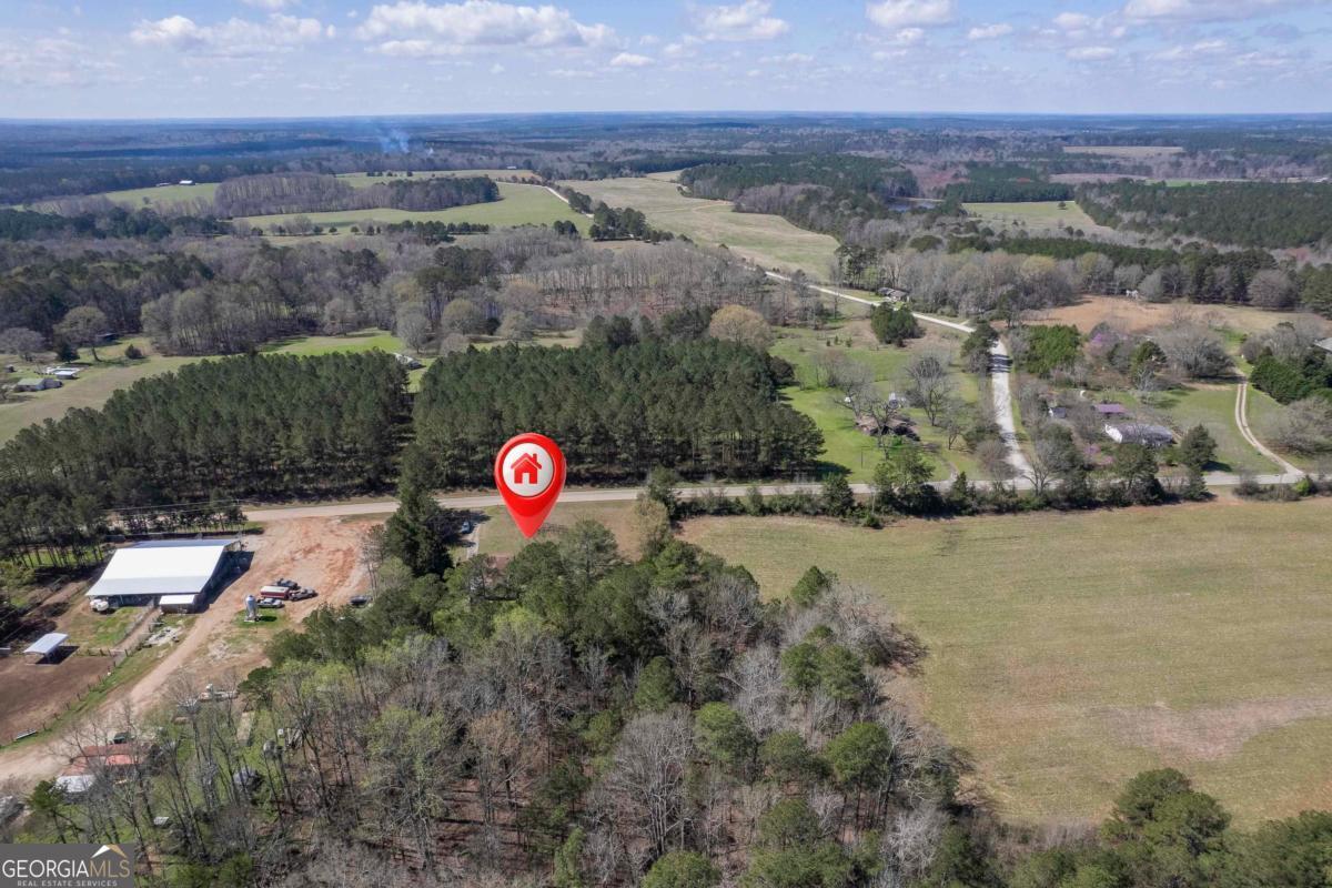 3021 Penfield Road Greensboro, GA 30642 - Photo 47 of 50 an aerial view of a house with a yard