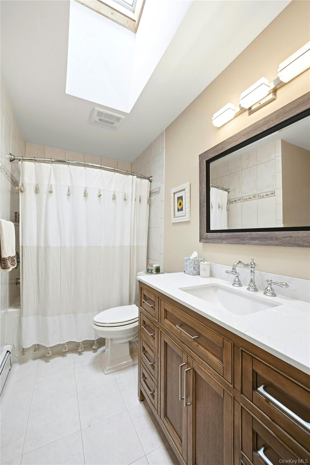 135 Oakwood Road Port Jefferson, NY 11777 - Photo 39 of 48 Another View Of The Beautifully Appointed Second Floor Full/Guest Bathroom.