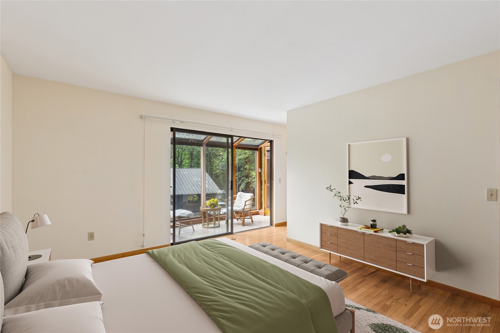 5019 East Mercer Way Mercer Island, WA 98040 - Photo 10 of 31 a bedroom with a bed and window