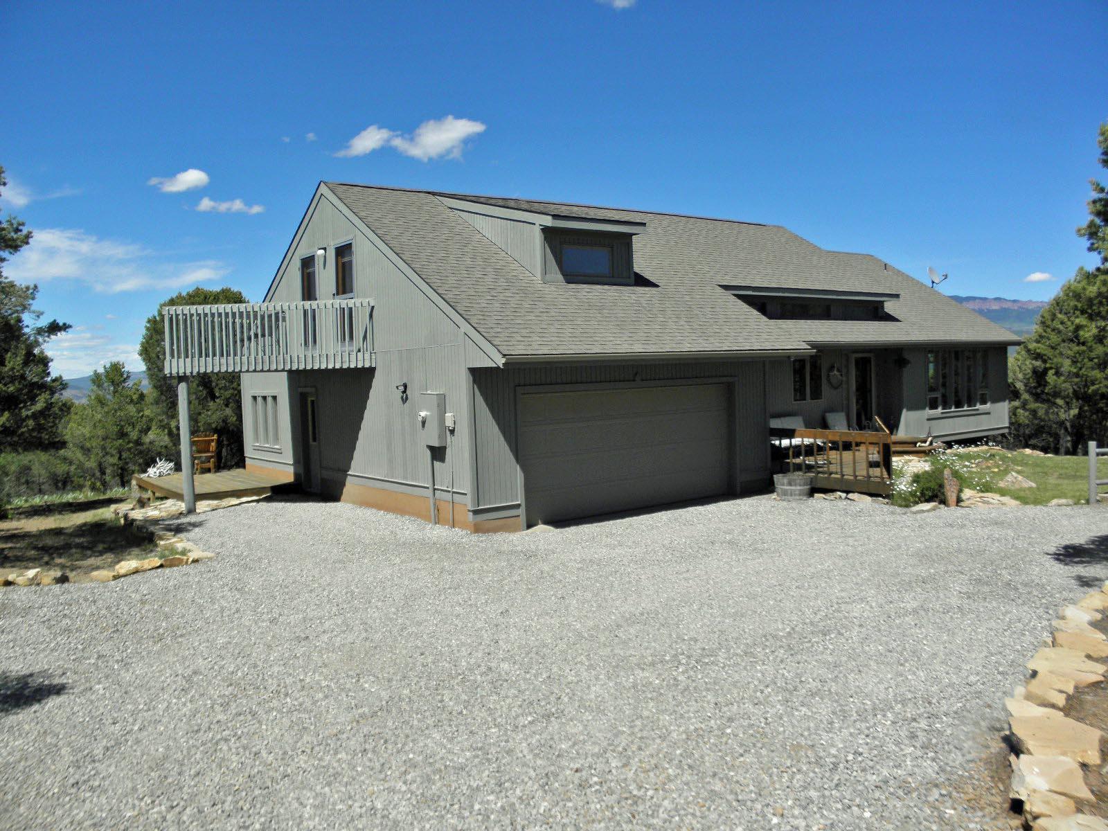 294 Juniper Road North Ridgway, CO 81432 - Photo 14 of 35 front west and garage end