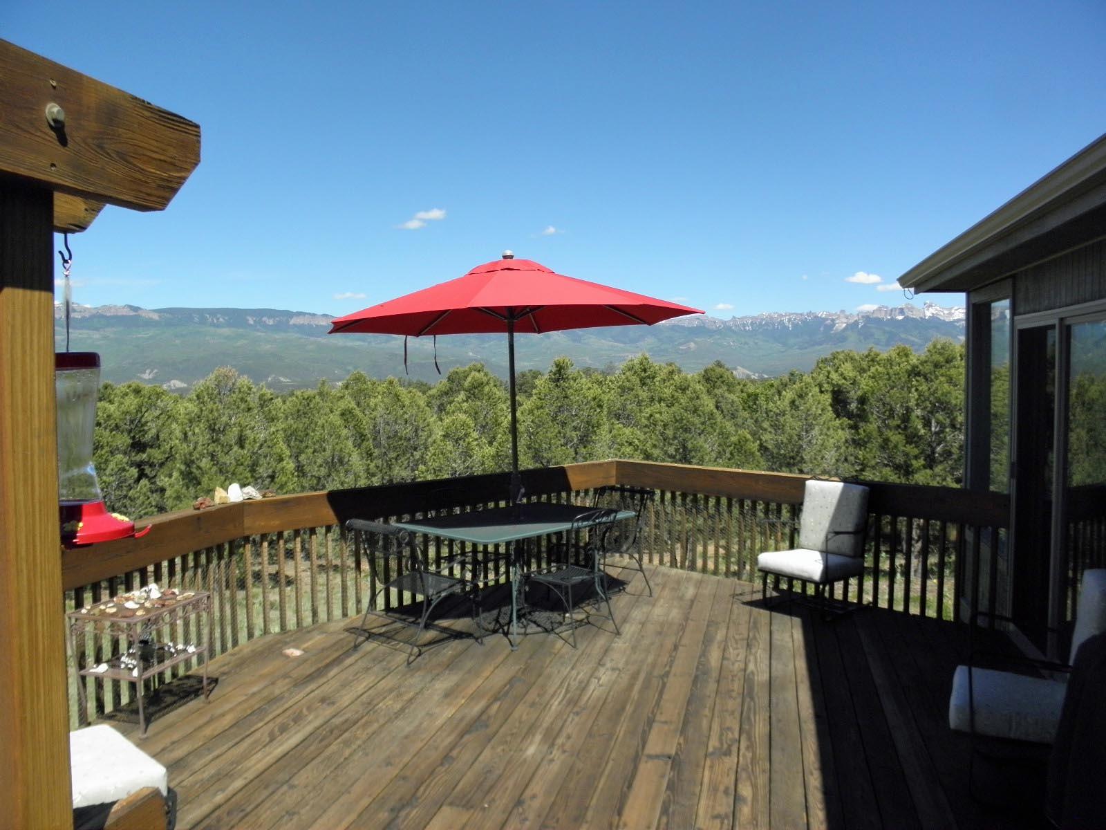 294 Juniper Road North Ridgway, CO 81432 - Photo 15 of 35 full deck and views